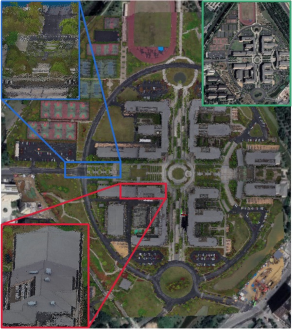 LODM large-scale UAV dense mapping result